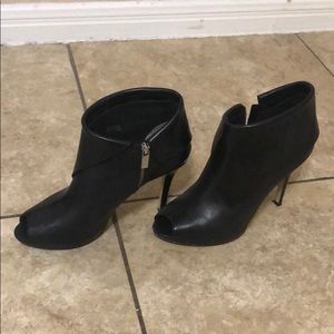 Michael Kors open toe bootie heels